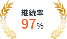 継続率97%